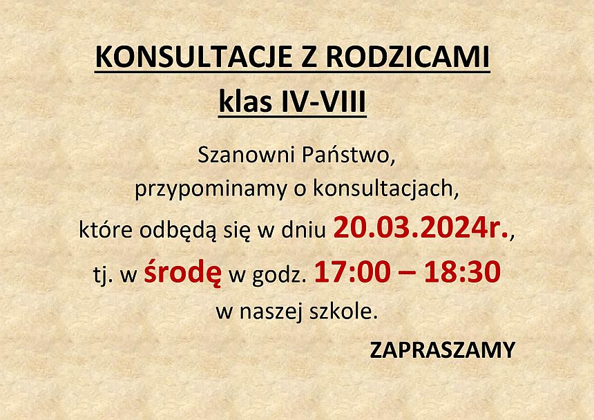 Konsultacje dla Rodziców III/2024 - zdjęcie 2